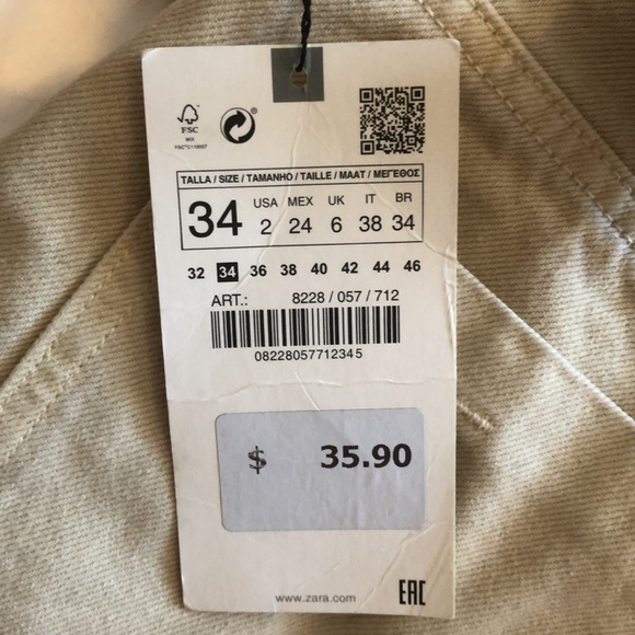 Zara high waisted shorts - Picture 5 of 5